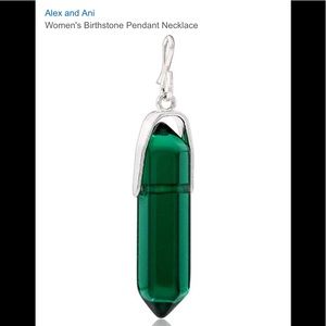 Alex and Ani Jewelry - NEW IN BOX Alex & Ani green glass pendant sterling Alex and Ani Jewelry - NEW IN BOX Alex & Ani green glass pendant sterling